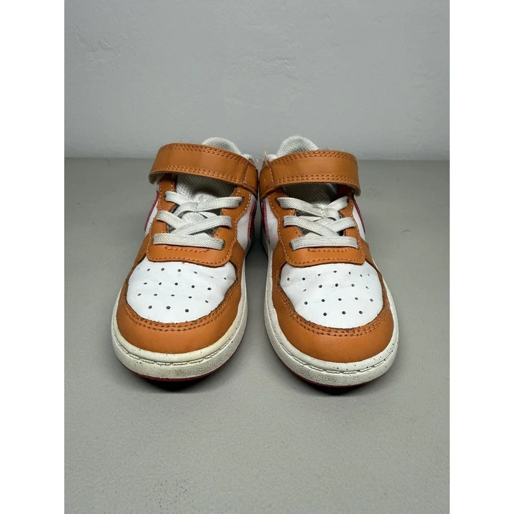 Toddler Nike Court Borough Low 2 'Sail Hot Curry' - BQ5453-119 - Size 9c